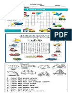 Guía de Inglés Lugares y Medios de Transporte