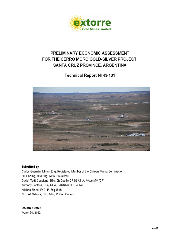 Technical Report NI 43-101 | PDF