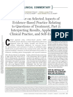 Jospt.2008.2725 A Primer On Selected Aspects of EBP Relating To Questions of Treatment II