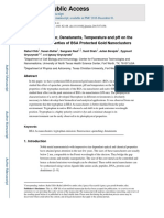 Effect of Temperature and PH On The Tryptophan Fluorescence