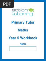 Year 5 Maths Tutor Workbook 20211631706466810