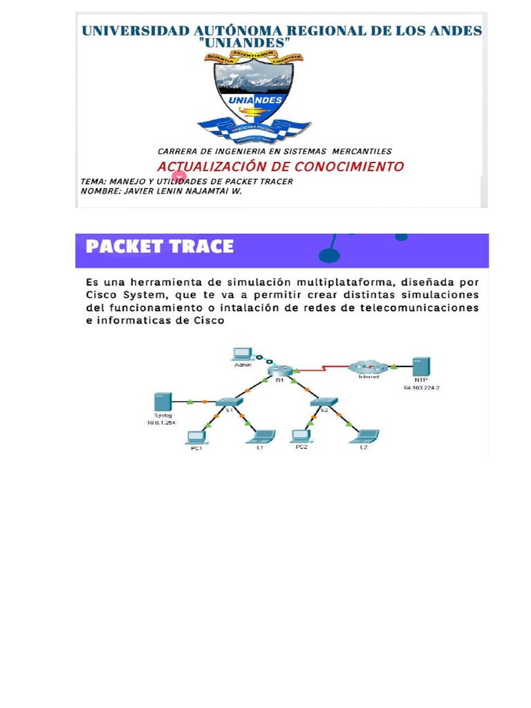 SIMULACION EN CISCO PACKET TRACER visual data 6