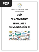 SEM3 Lenguaje y Comunicación III | PDF | Plan de estudios | Aprendizaje