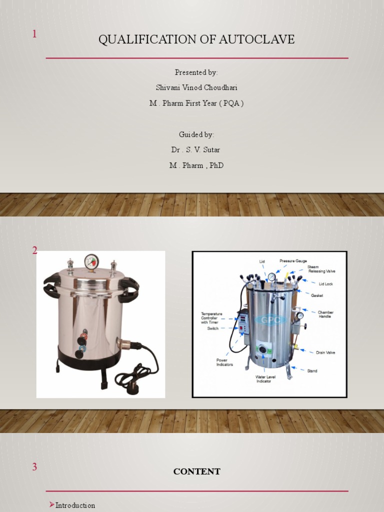 Qualification of Autoclave PDF Sterilization (Microbiology