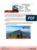 OT Gunung Merbabu Via Selo 2023