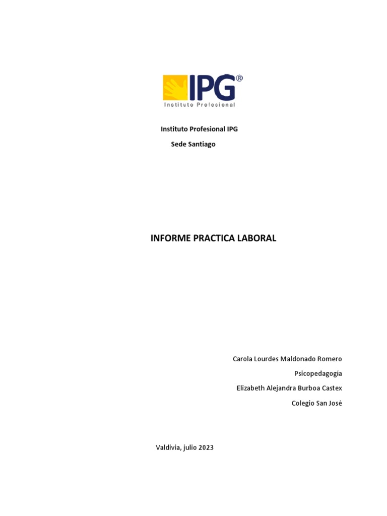 Informe para Entregar en PDF | PDF