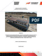 Manual de Uso y Mantenimiento Sistema Fotovoltaico-Azangaro