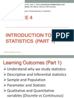 LEC 04 - Student - Introduction To Statistics (Part 1)