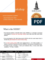 NIHSS Workshop