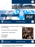 Epidemiologia (Origen y Usos)