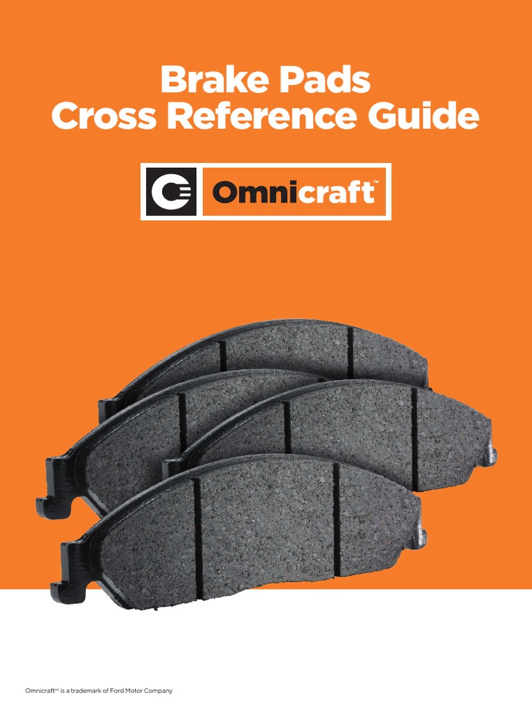 Omnicraft Brake Pads Cross Reference Guide PDF Automotive