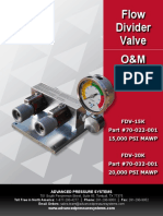 Flow Divider Valves Manual