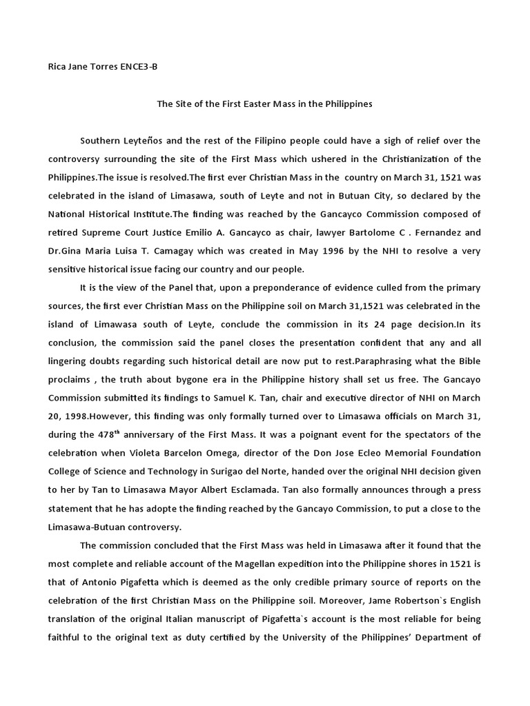 the-site-of-the-first-easter-mass-in-the-philippines-pdf