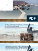 Mantenimiento de Obras Marítimas y Obras Terrestres