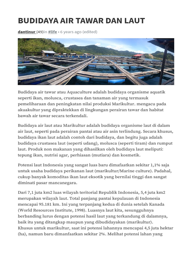 forum perikanan budidaya air tawar