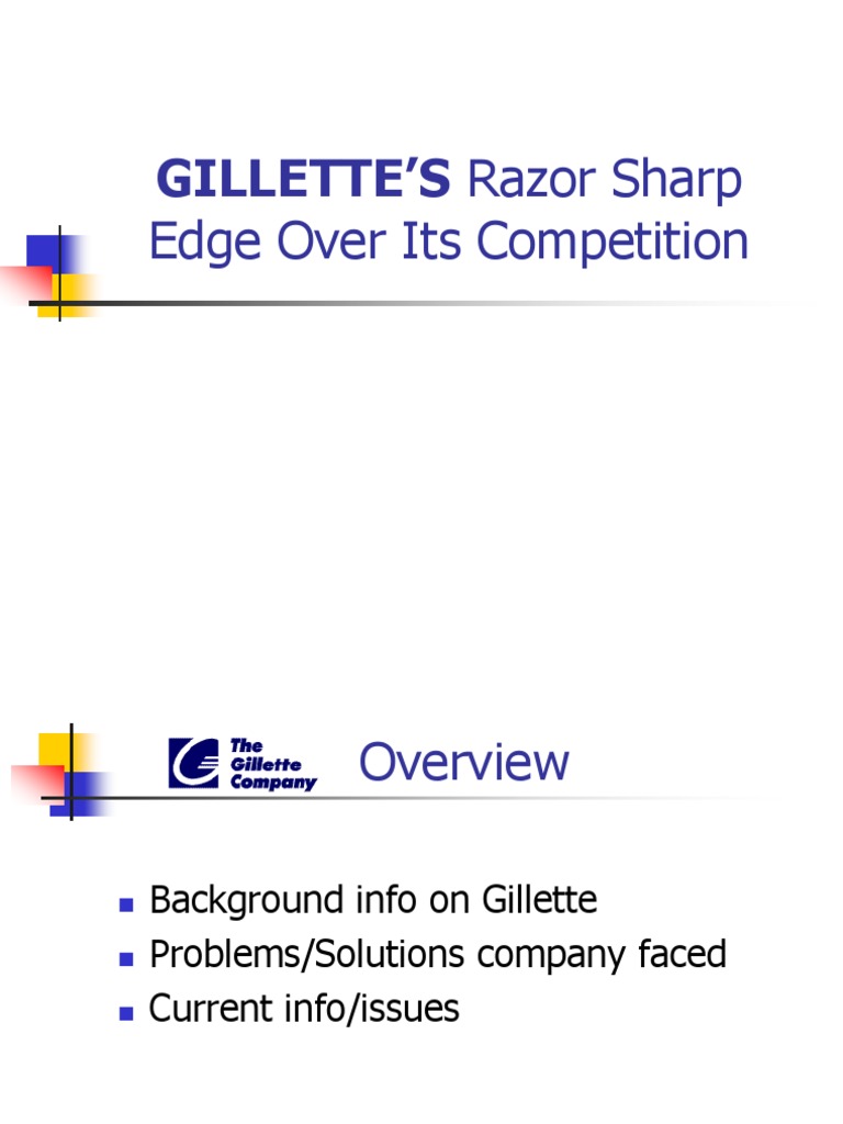 Gillette's Competitive Edge in Grooming | PDF | Razor | Brand