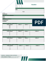 Checklist Aparelho de Anestesia