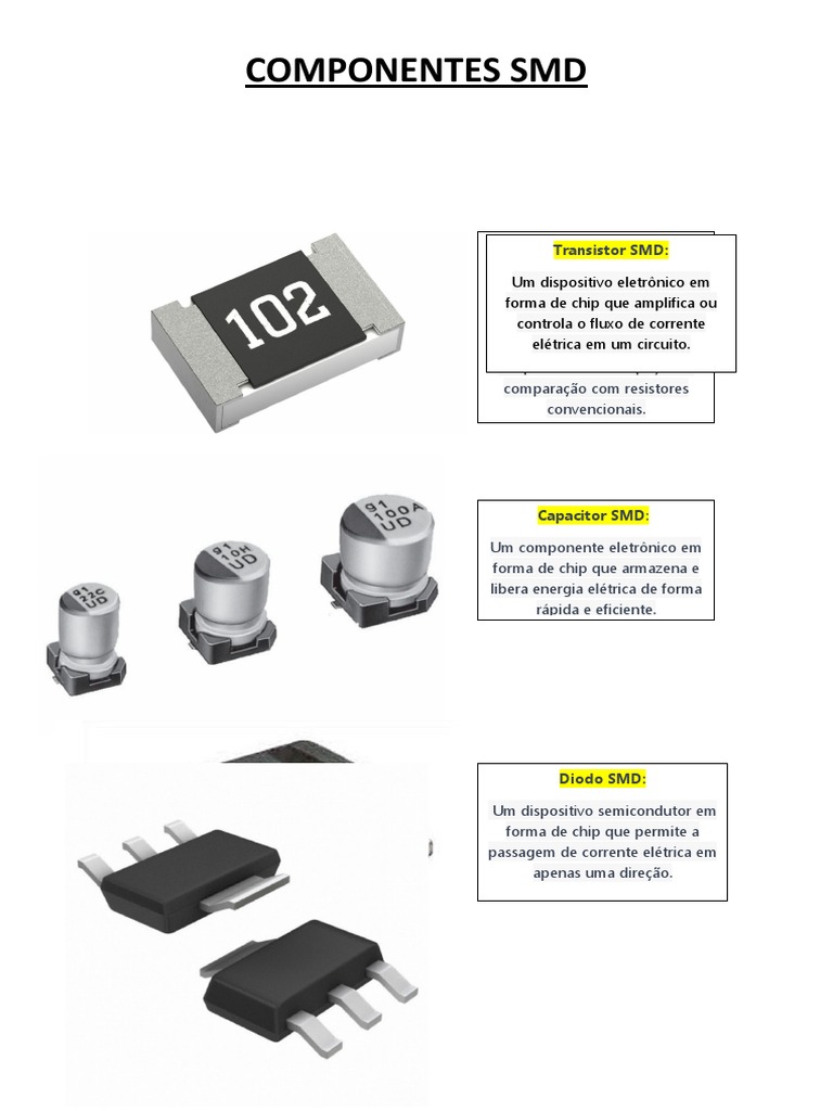 Componentes | PDF | Eletrônicos | Rede elétrica, image size:768x1024
