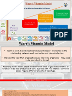 Warr's Vitamin Model