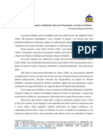 Estado Da Arte Patrimonio, Memória e Ensino de História