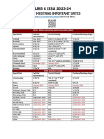 2023-24 Iesa Athletic Dates Parents