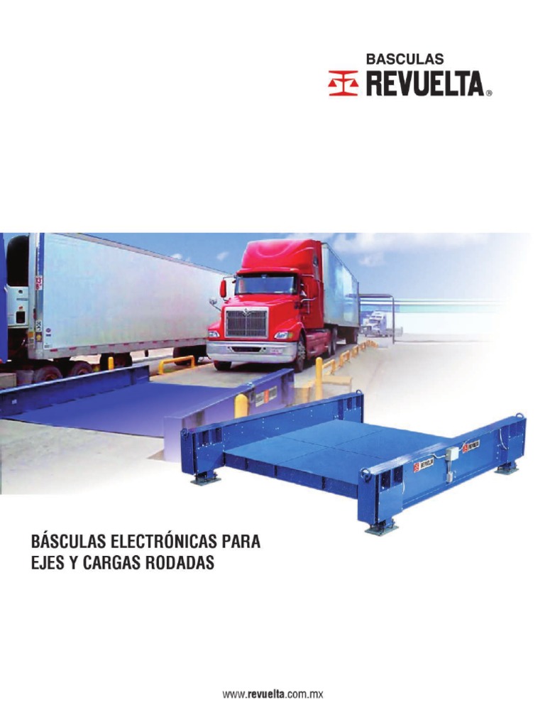 RM 198 Básculas Electrónicas para Ejes y Cargas Rodadas | PDF