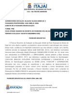 Avaliação Descritiva Luiz Silverio Pré Vespertino Do Segundo Semestre