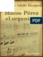 Maese Perez El Organista-Gustavo Adolfo Becquer