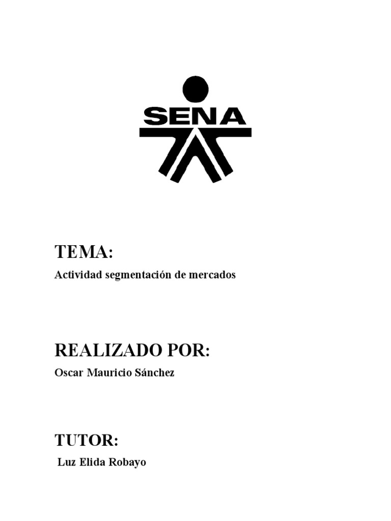 Segmentacion de mercados pdf