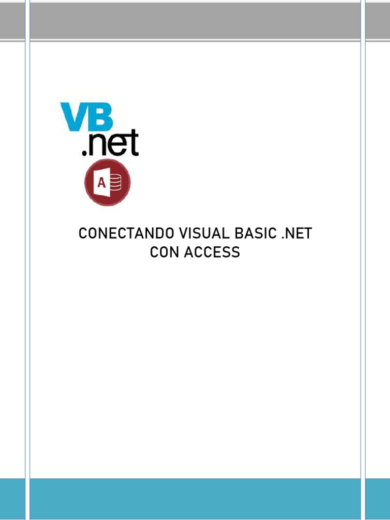Conexion Visual Basic y Access | PDF | Ventana (informática) | Bases de ...