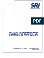 Manual de Usuario para Conexión Al FTPS Del Sri.