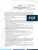 FT-05-083-TH-Autotizacion para El Tratamiento de Datos Personales Aspirantes y Empleados