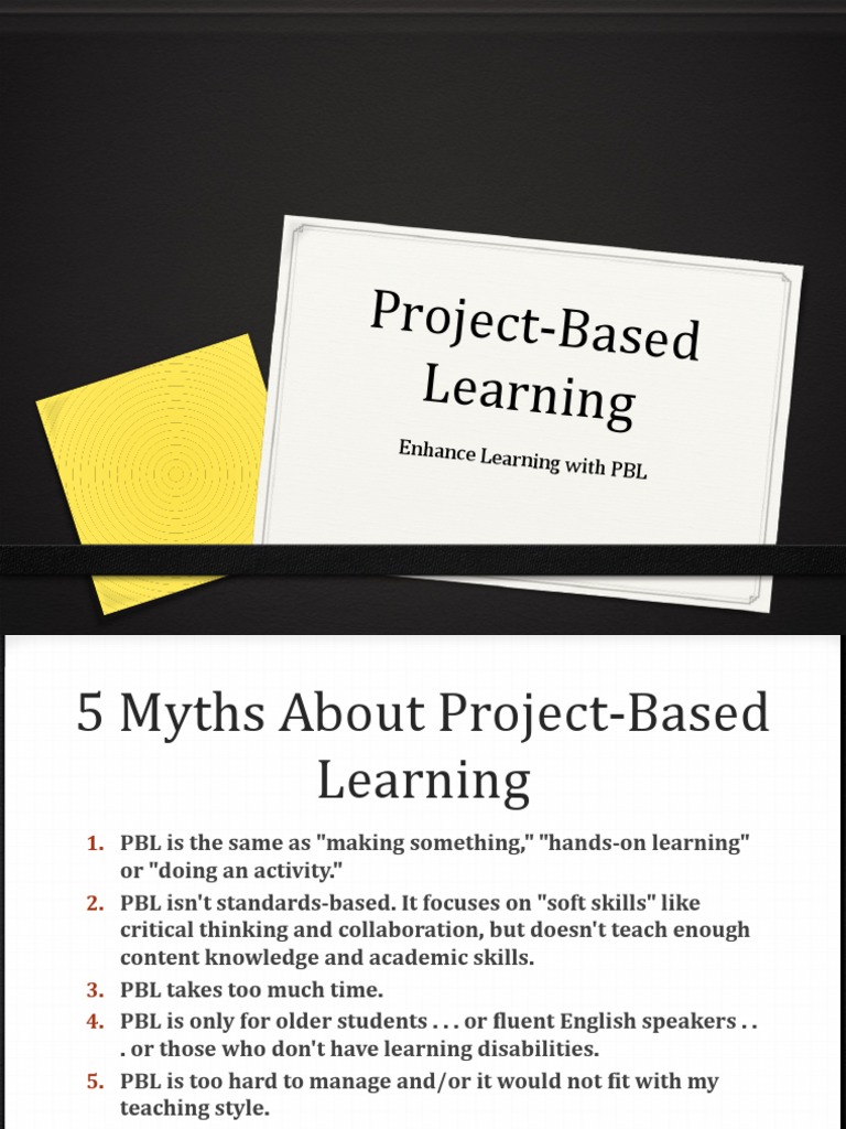 Project-Based Learning: Enhance Learning With PBL | PDF