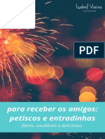 E-Book 'Para Receber Os Amigos' (Petiscos e Entradinhas)