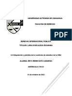 6.4 Adquisición y Pérdida de La Condición de Miembro de La ONU.