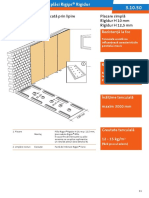 Placare Simplă Rigidur H 10 MM Rigidur H 12,5 MM Tencuială Uscată, Aplicată Prin Lipire Cu Ipsos Adeziv