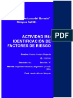 Actividad M4 (Seguridad Industrial y Ergonomía (II-SGE-1001) ) (Por Hernán Herrera 4A IIS #16)