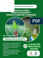 Convocatoria Productores y Cultivadores de Cannabis - 2