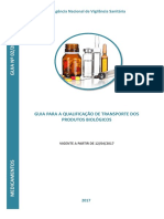 Apostila - Guia Para a Qualificação de Transporte Dos Produtos Biológicos