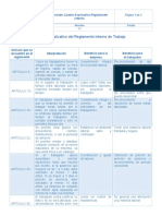 For-Cer-Reh-015 Formato Cuadro Explicativo Reglamento Interno de Trabajo