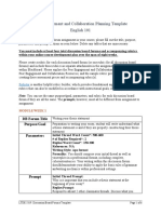 Peer Engagement and Collaboration Planning Template