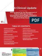 2022 Guideline For The Management of Patients With Spontaneous ICH Clinical Update Slides