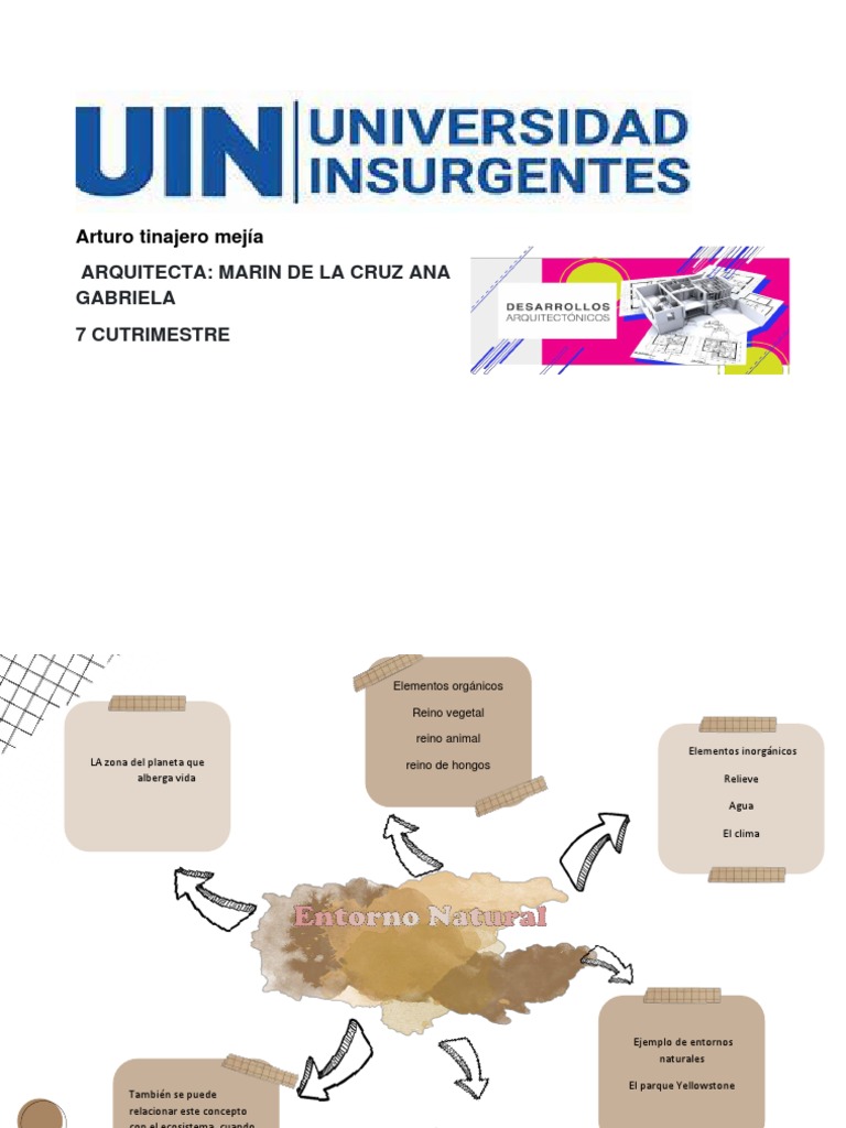 Tinajero-Arturo - Mapa Mental | PDF | Entorno natural | Ciencias de la ...