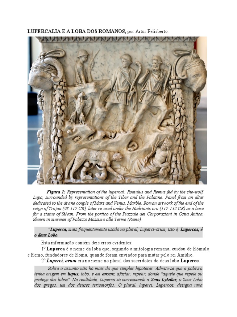 Lupercalia e a Loba de Roma | PDF