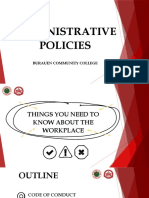 Administrative Policies