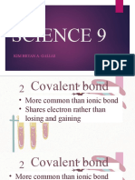 Covalent Bond Cont., Metallic Bond