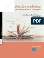 Pérez, I. y Natale, L. (2017) Inclusión en Educación Superior y Alfabetización Académica