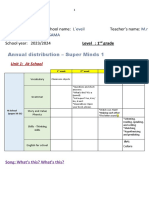 C1 Annual Distribution 2023-2024