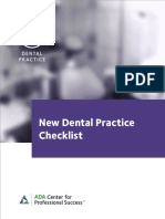 New Dental Practice Checklist