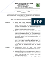 SK Zona Integritas PKM Tambak